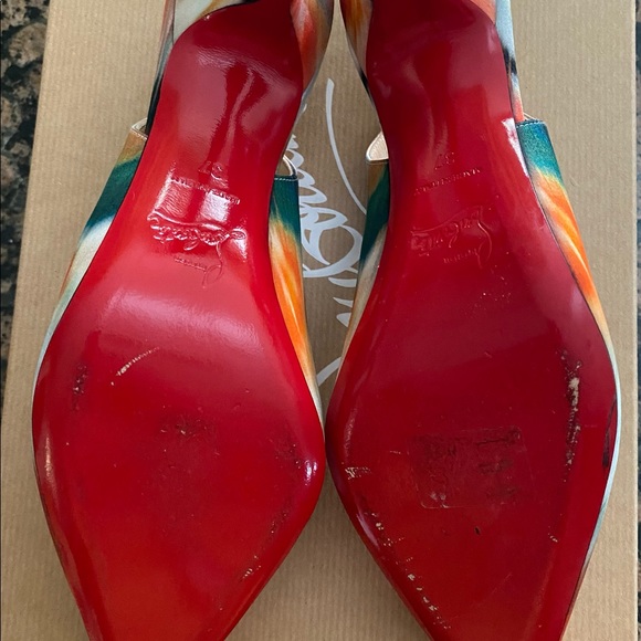 Christian Louboutin Clare Sling backs, size 7 - Picture 4 of 6